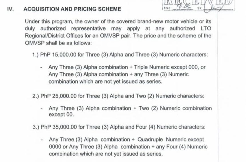 LTO says special plates are back image
