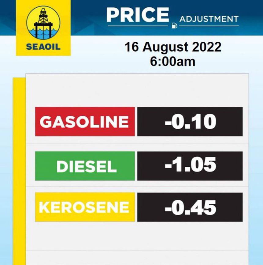 Diesel to go down PHP 1.10 per liter on August 16 image