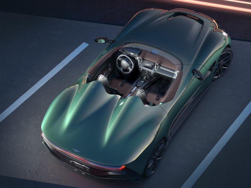 Topless beauty: Aston Martin reveals one-off DBR22 image