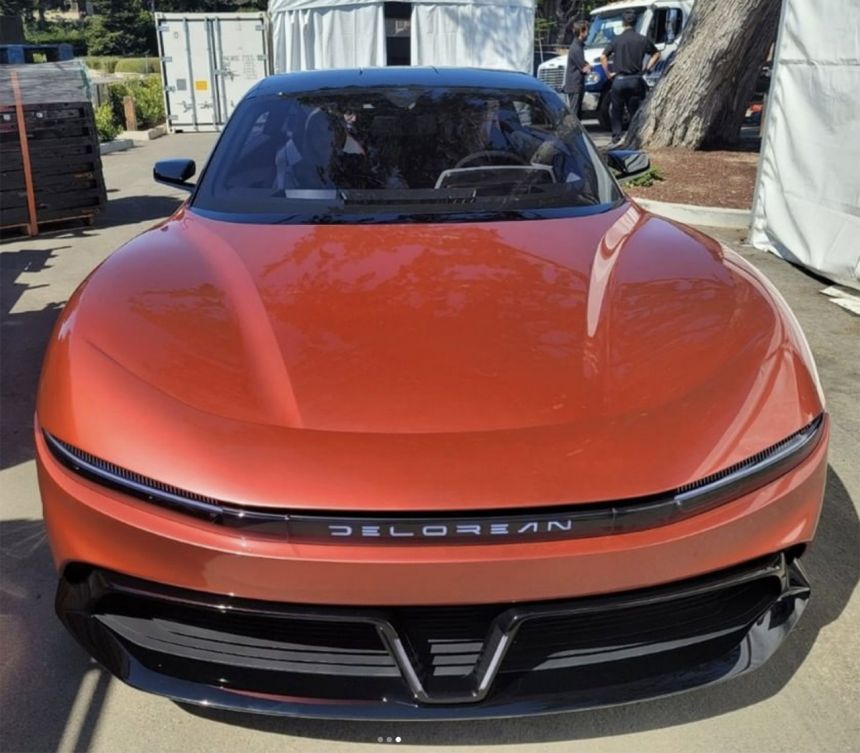 Great Scott! DeLorean Alpha 5 takes the stage at Pebble Beach image