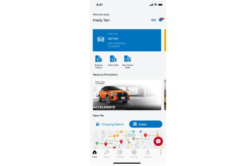 Nissan digitizes their services with their Nissan Assist app image