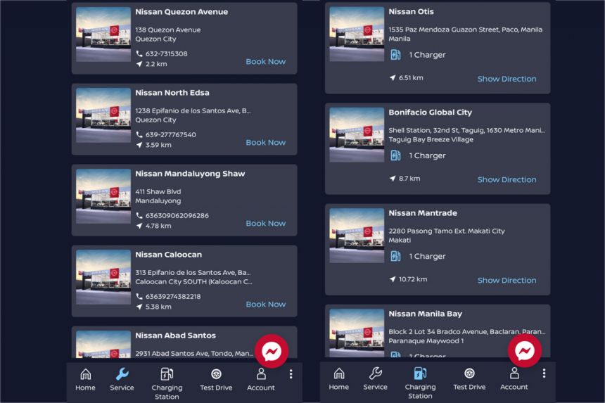 Book test drives, schedule PMS with the Nissan Assist app image