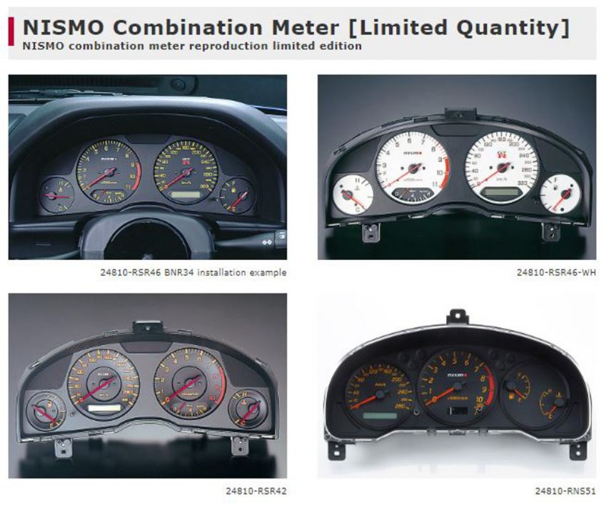 Nissan brings back NISMO gauges for R34 GT-R, S15 image