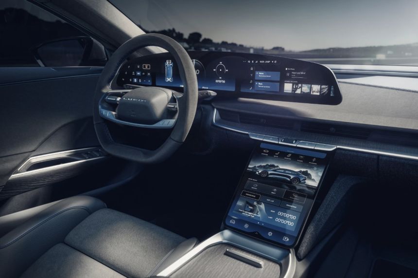 0 to 60 in less than 2 seconds, 1200 ps: Lucid Air Sapphire image