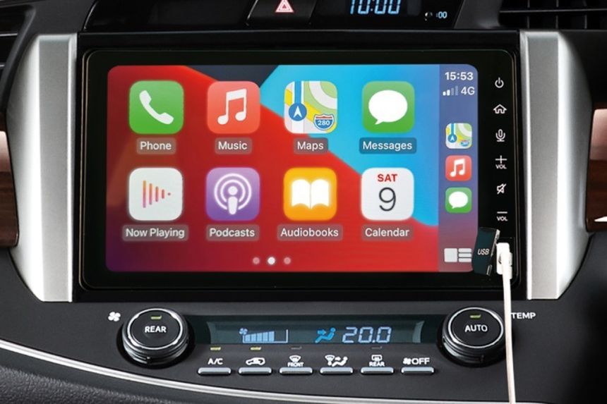 Toyota Innova-X for Malaysia gets wireless Apple CarPlay, Android Auto image