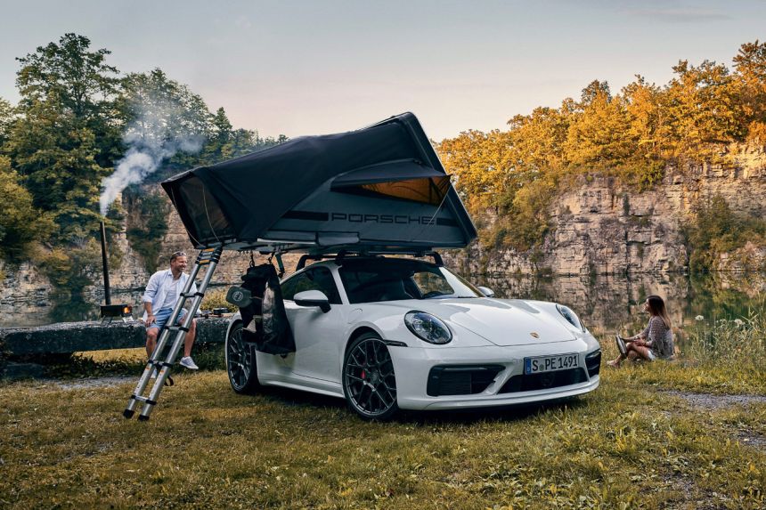Porsche wants you to go camping in the 911 image