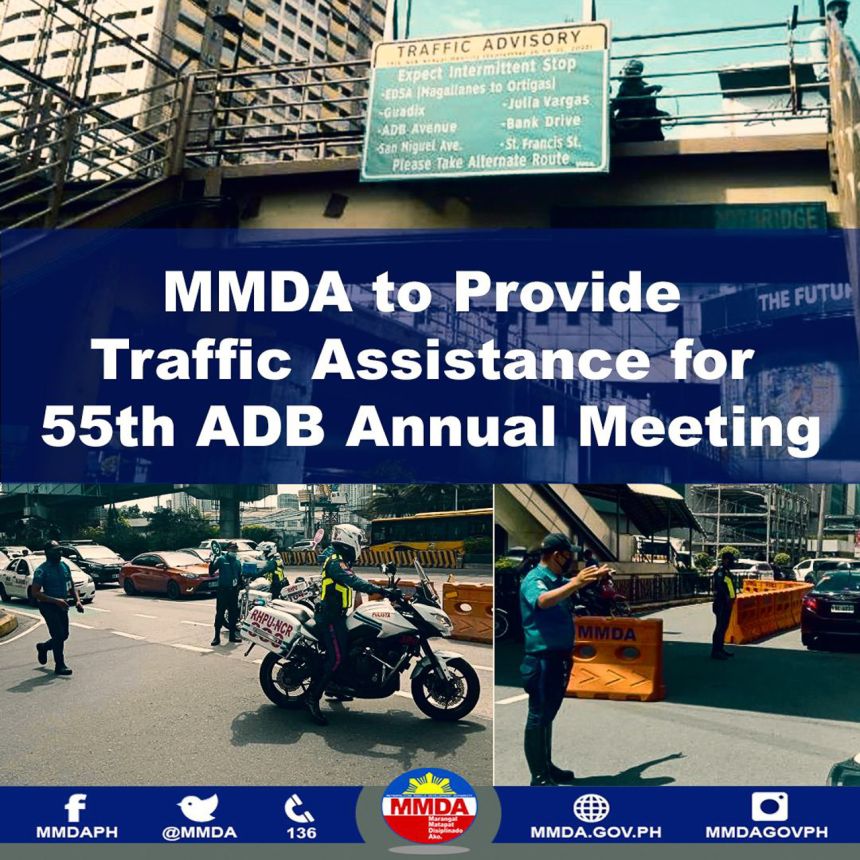 MMDA: Expect heavy traffic in Ortigas next week due to ADB meet image
