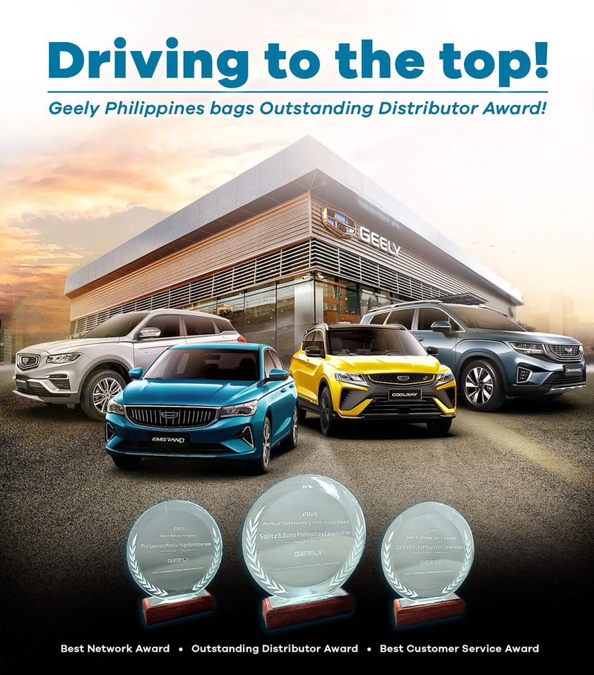 Geely PH takes home Outstanding Distributor Award image