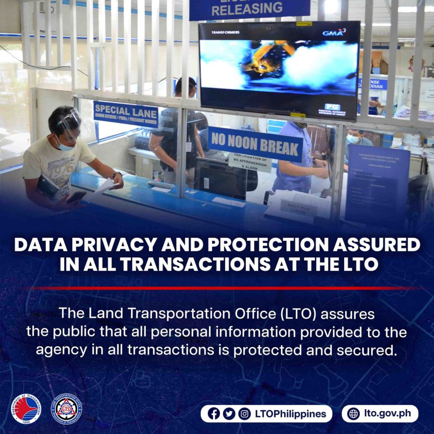 LTO assures public of data privacy and protection image