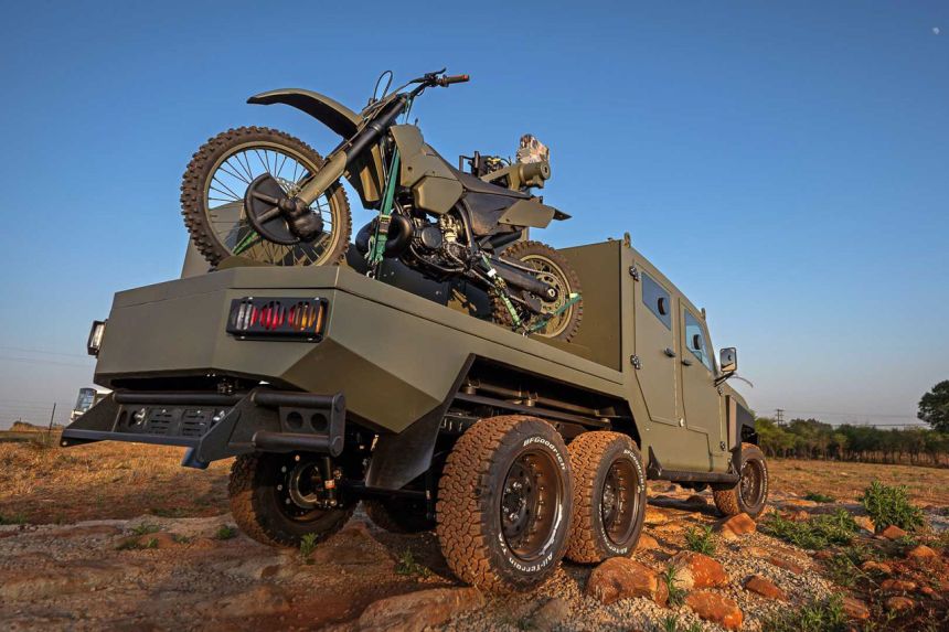 Mad Max-like armored truck is actually a Land Cruiser image