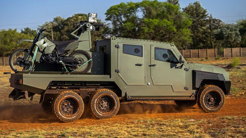 Mad Max-like armored truck is actually a Land Cruiser image
