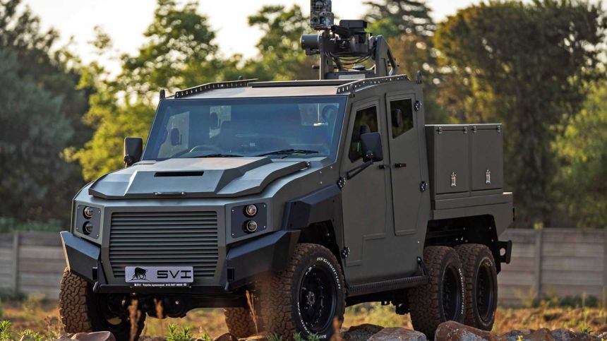 Mad Max-like armored truck is actually a Land Cruiser image