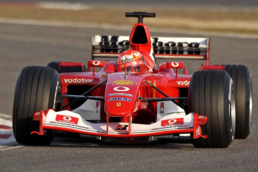 Schumacher's Ferrari F2003-GA was sold for PHP 862M image