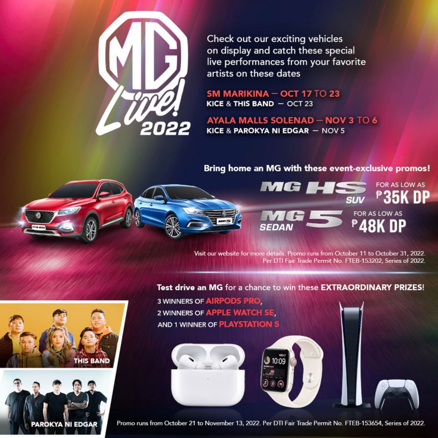 Win exciting prizes, watch your favorite bands at MG Live 2022 image