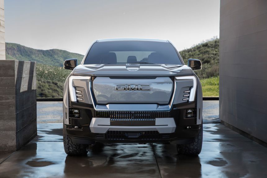 Electric GMC Sierra is the Silverado EV's (classier) twin image
