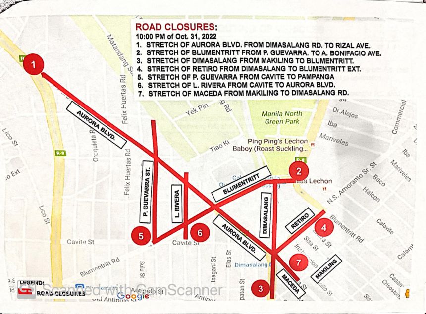 Several roads near Manila North Cemetery to be closed during Undas image