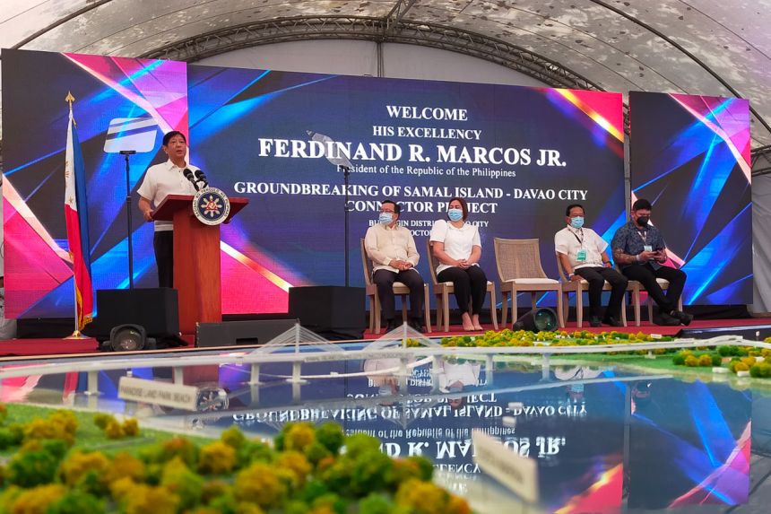 PBBM leads groundbreaking of Samal Island-Davao City Bridge image