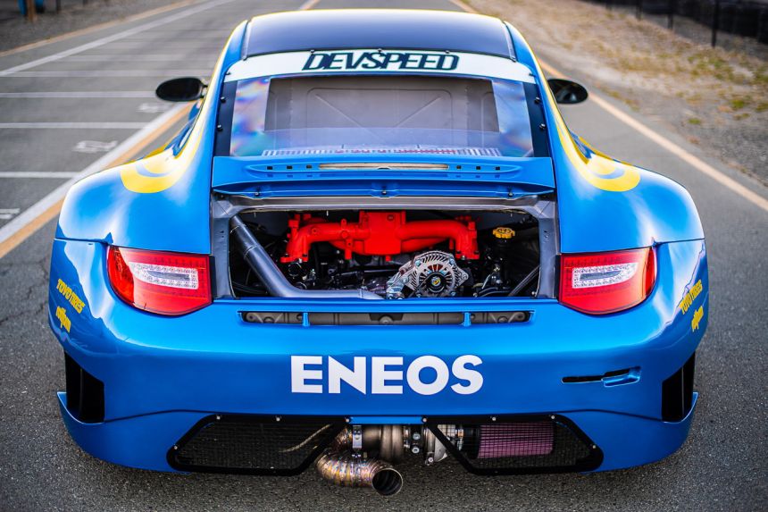 SEMA 2022: Subaru-swapped Porsche 911 GT3 is one crazy build image
