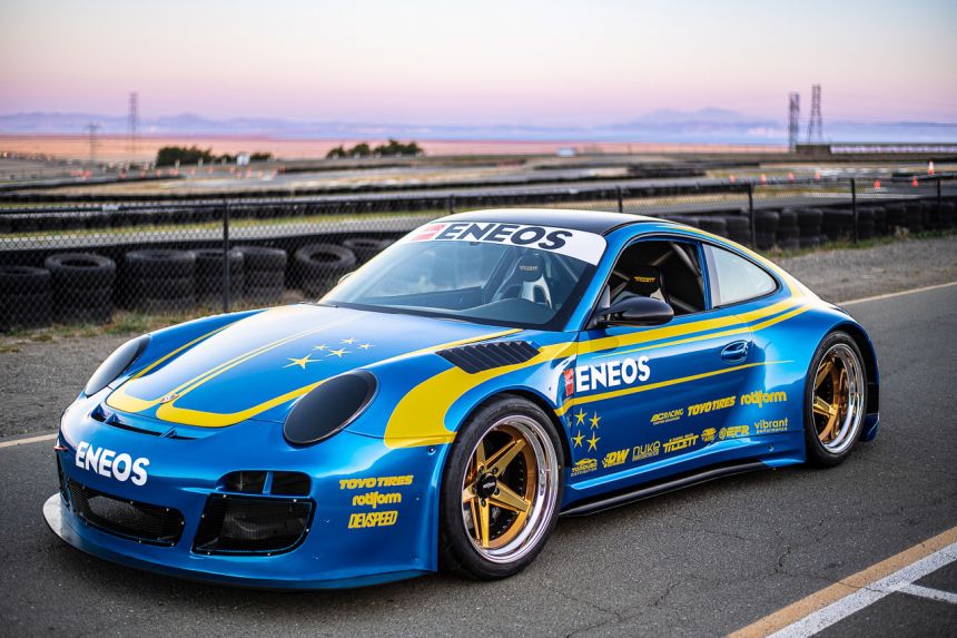 SEMA 2022: Subaru-swapped Porsche 911 GT3 is one crazy build image