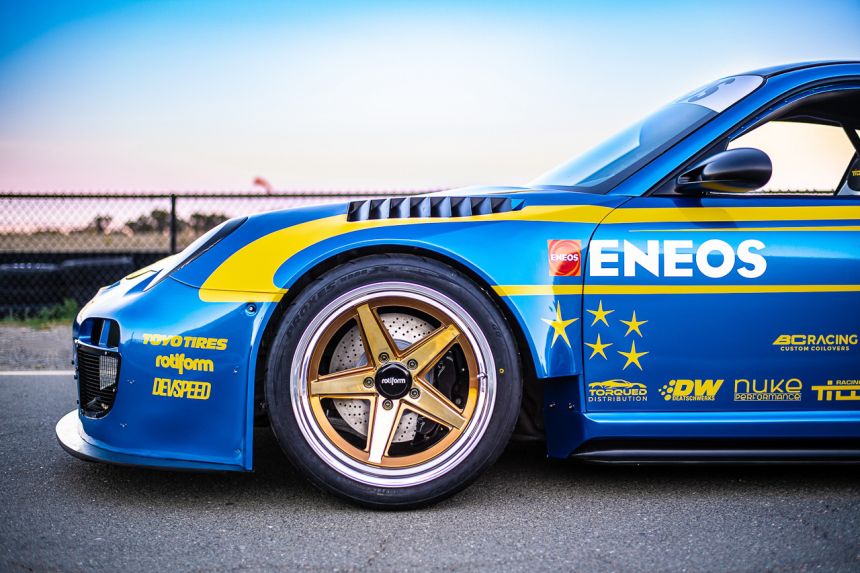 SEMA 2022: Subaru-swapped Porsche 911 GT3 is one crazy build image