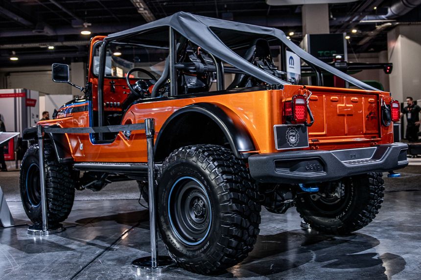 SEMA 2022: CJ Surge Concept is an all-electric Jeep for the future image