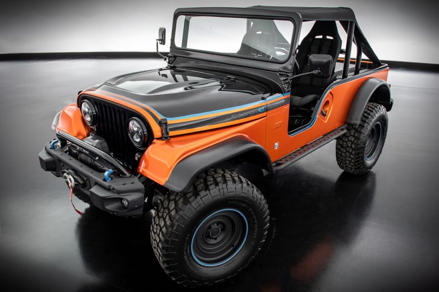 SEMA 2022: CJ Surge Concept is an all-electric Jeep for the future image