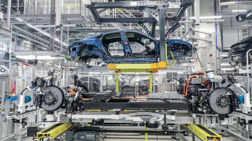 100,000th Porsche Taycan has rolled off the factory image