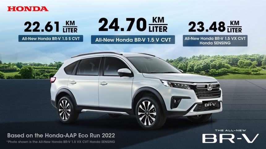 2023 Honda BR-V for PH can average up to 24.70 km/l image