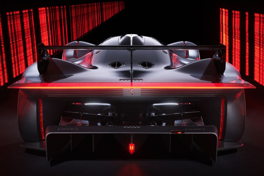 Ferrari's imagination runs wild with Vision Gran Turismo hypercar image