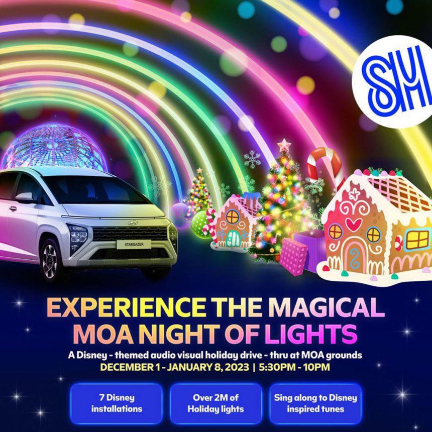 Experience Disney magic, ride Hyundai vehicles at MOA Night of Lights image