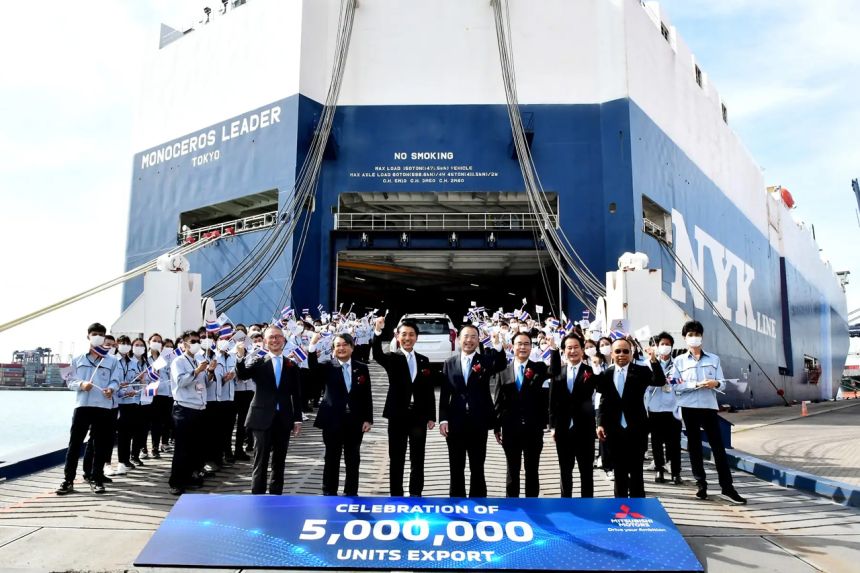 Mitsubishi has exported 5 million models from Thailand image