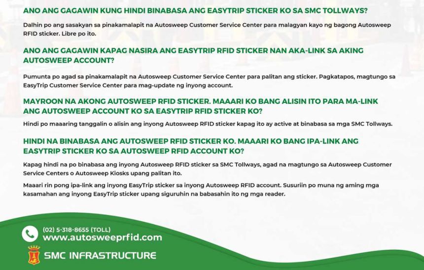 EasyTrip users will be allowed to enroll on AutoSweep Jan 15 image