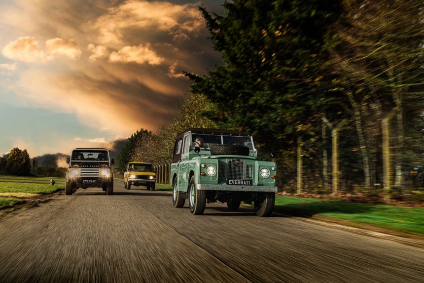 This company sells fully-restored classic Land Rovers turned EVs image