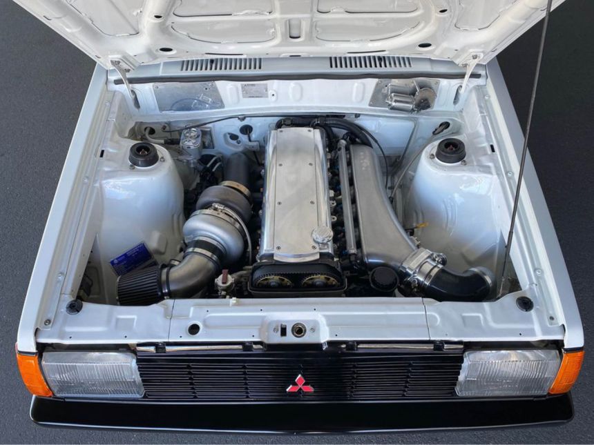 This 2JZ-swapped Lancer Boxtype is scary awesome image
