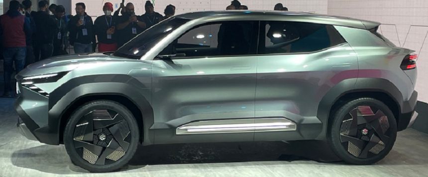 eVX concept is Suzuki's vision for an all-electric SUV image