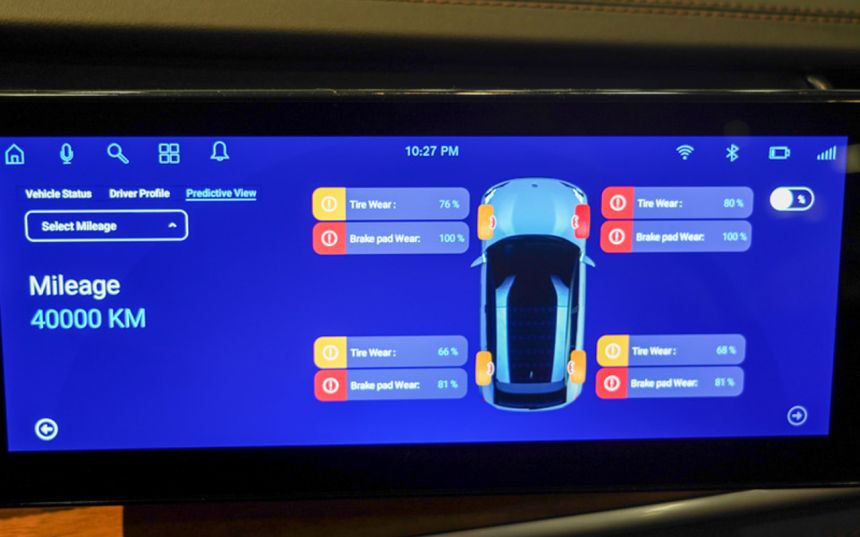 BlackBerry tech lets you know real-time tread left on your tires image