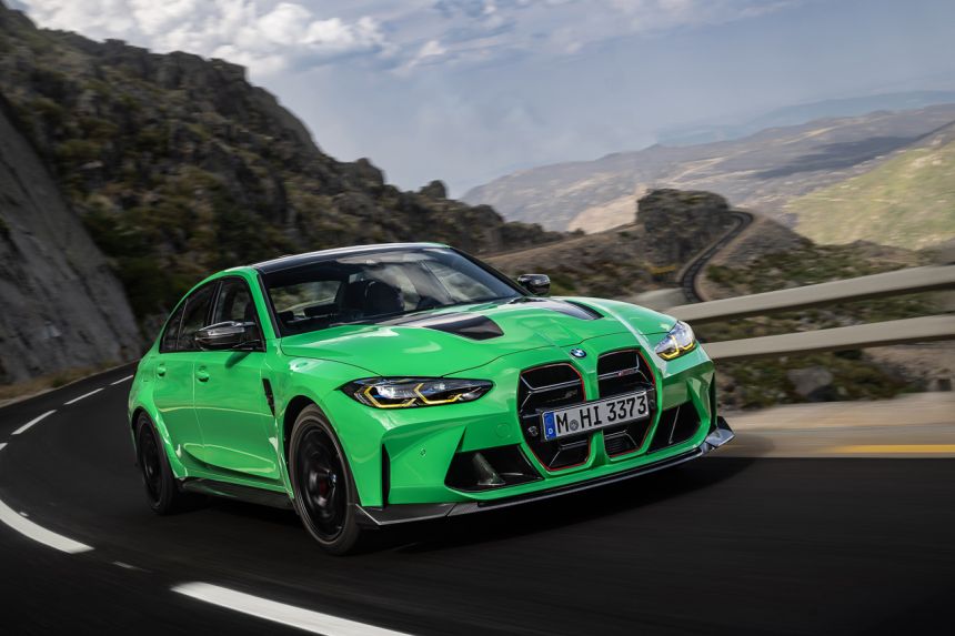 2023 BMW M3 CS is for the family that likes to go fast image