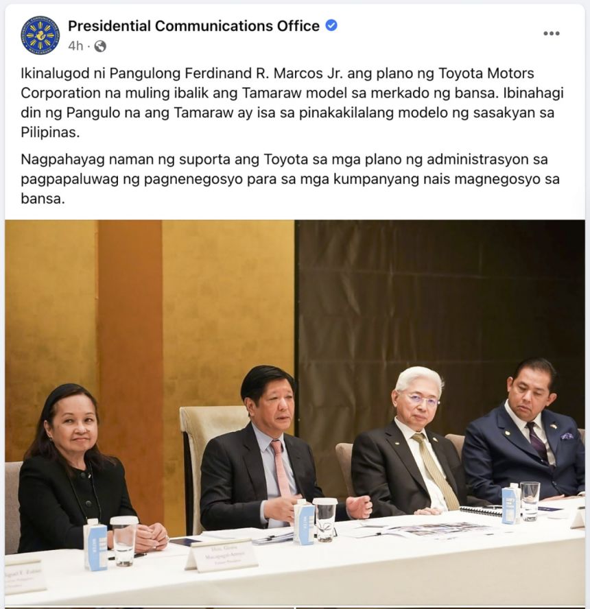 Toyota Tamaraw PBBM image