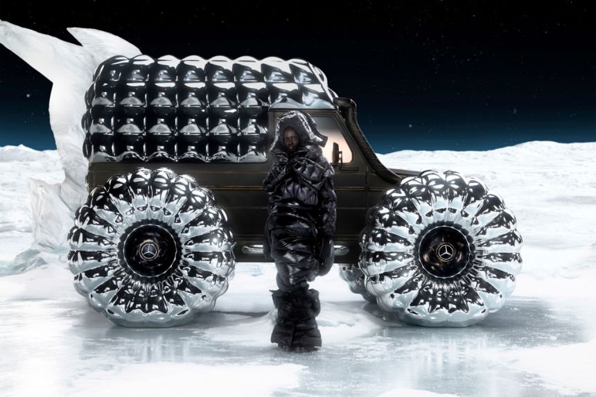 Mercedes-Benz, Moncler just gave the G-class its winter jacket image