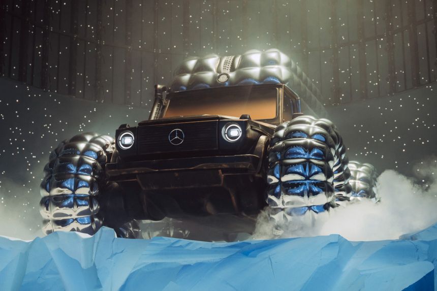 Mercedes-Benz, Moncler just gave the G-class its winter jacket image