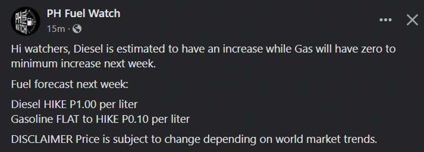 Gas & diesel prices could go up on March 7, 2023 image
