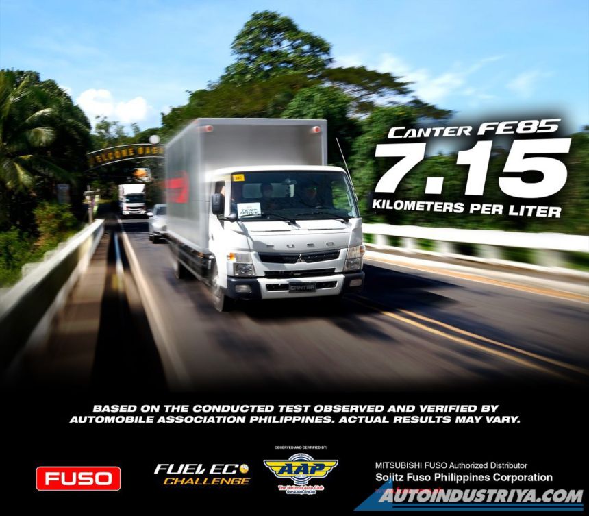 Fuso trucks exhibit power and efficiency in 2nd fuel eco run image