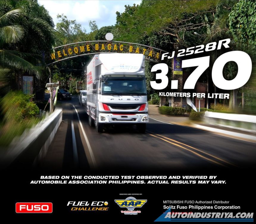 Fuso trucks exhibit power and efficiency in 2nd fuel eco run image