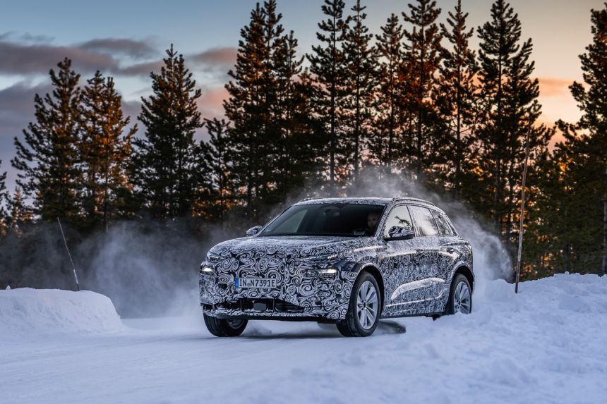 Audi on ice: Q6 e-tron in final testing stage image