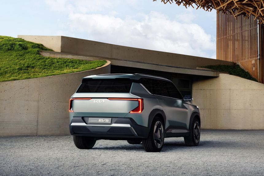 Kia EV5 Concept looks just like a mini EV9 image