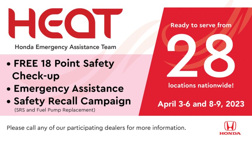 Honda PH brings back HEAT program for hassle-free holidays image