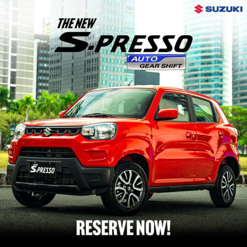 Suzuki now offering 2023 S-Presso automatic for PHP 660k image