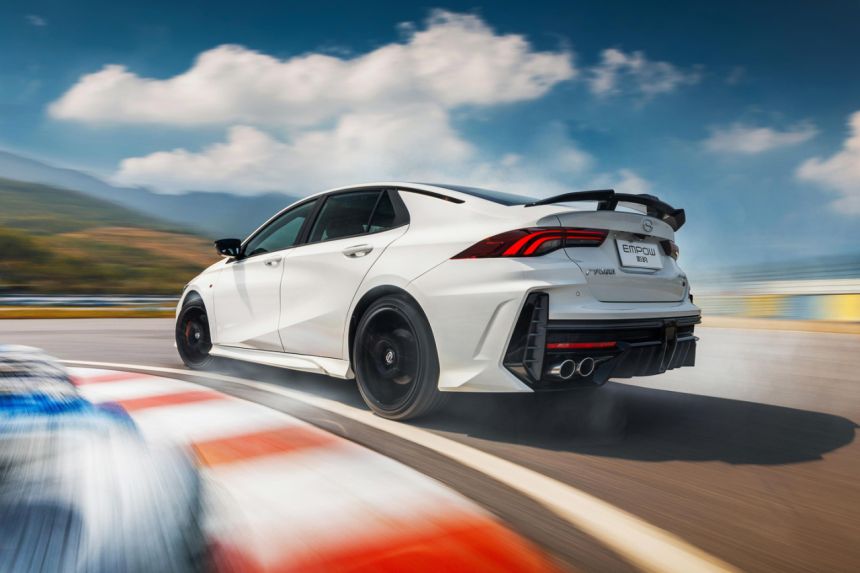 2023 Shanghai: GAC reveals hotter Empow R sports sedan image