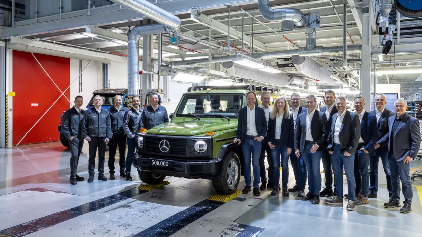 LOOK: 500,000th Mercedes-Benz G-Class rolls off the factory image