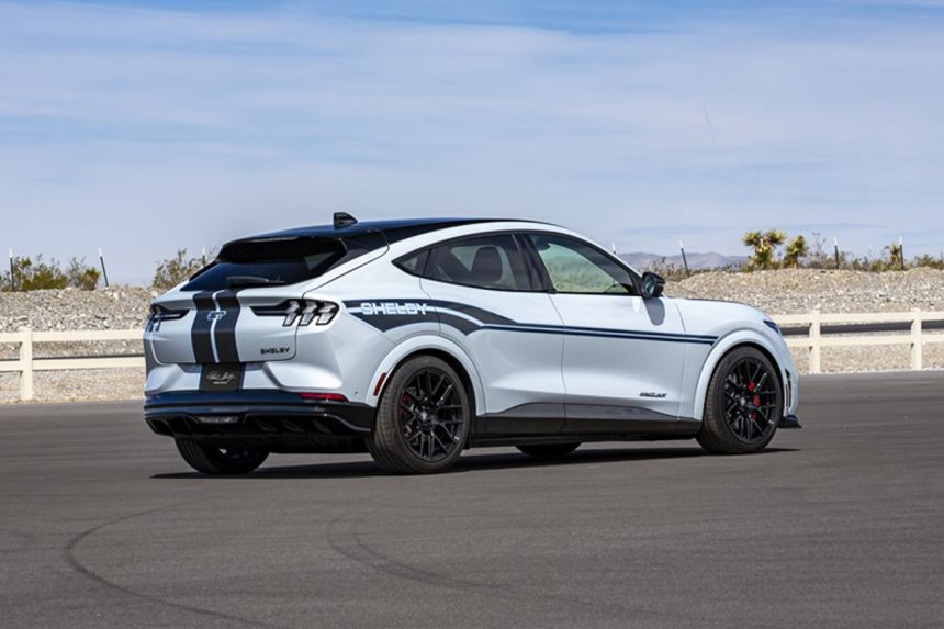 Shelby Mustang Mach-E GT revealed with Borla &ldquo;exhaust&rdquo; image